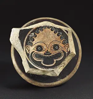 Adria: Fragment of Greek glass with a representation