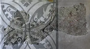 Coruna: Fragment of mosaic with geometric decoration