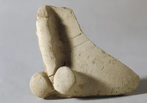 Phallus: Fragment of pottery with phallic representation