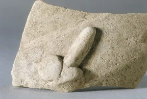 Phallus: Fragment of pottery with phallic representation