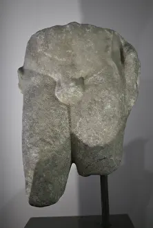 Lusitanian: Fragment of a statue of an infant offered to Endovelicus