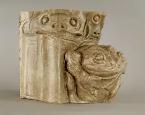 Pilaster: Fragment of a stoneware pilaster