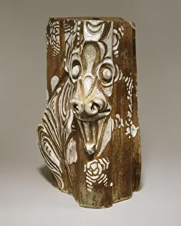 Pilaster: Fragment of a stoneware pilaster