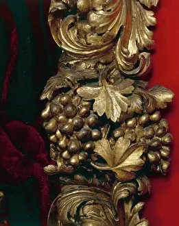 Prato: Frame in wood with carved