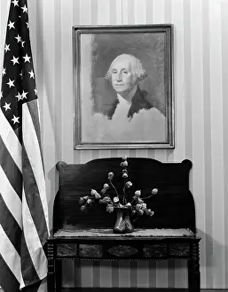 Framed Portrait George Washington