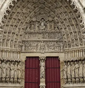 Archivolt: France. Amiens. Cathedral of Our Lady