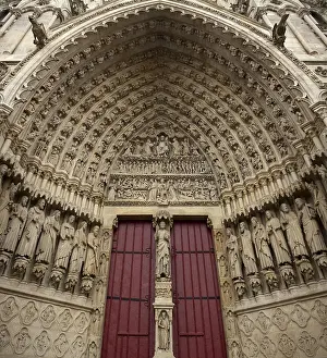 Archivolt: France. Amiens. Cathedral of Our Lady