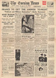 Considers: France considers surrender