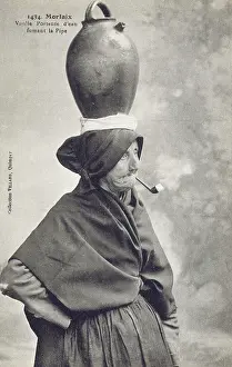 Ewer: France - Elderly water carrier