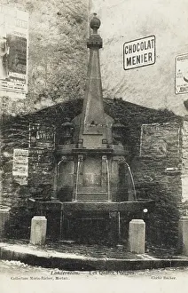 Finistere: France, Landerneau - A Fountain