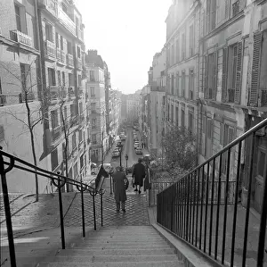 Bevlkerung: France - Montmartre 1970