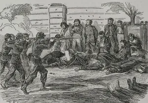 Execute: France. Paris Commune. Shootings of Communards
