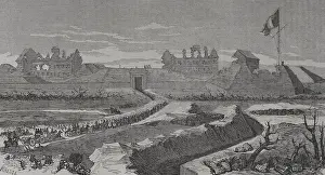 Guerra: France. Paris Commune. Versailles troops enter