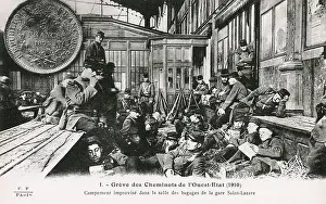 Railwaymen: France - Strike of the Western (State) railwaymen
