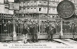Railwaymen: France - Strike of the Western (State) railwaymen