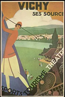 Advertises: FRANCE/VICHY/GOLF 1925