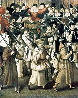 Retinue: France. Wars of Religion. Procession of the Holy