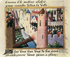 Arming: France. Hundred Years War. Death of Count of