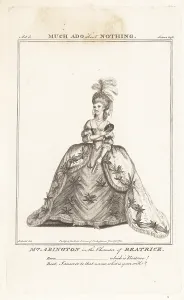 John Bell: Frances Abington as Beatrice in Much Ado About Nothing, 1775
