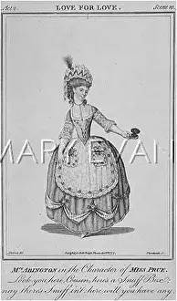 Congreve: FRANCES ABINGTON/PRUE