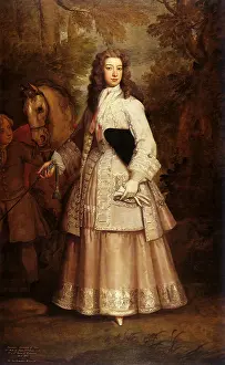 1715: Frances Pierrepont, Countess of Mar, and a Page