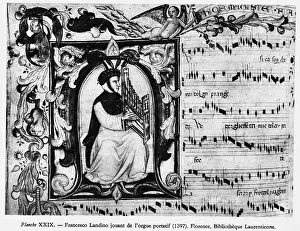 1335: Francesco Landini, Italian Composer