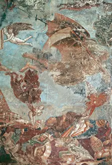 Demon: Francesco Traini. Italian painer active form 1321-1365. The