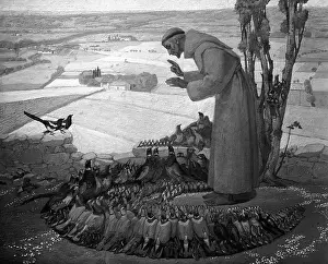 Assisi: Francis of Assisi's sermon to the birds