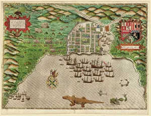 1580s: Francis Drake West Indian Voyage, Santo Domingo, 1586