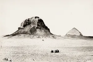 Thatch: Francis Frith, Egypt, 1857: Dahshur Dashoor Pyramids