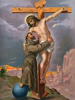 Clasping: FRANCIS AND JESUS