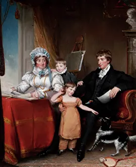 1827: Francis Johnston, his Wife and Two Nephews