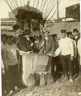 Brewer: Francis McClean (left in balloon basket) and Griffith Brewer