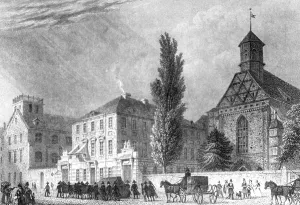 Stiftung: Franciscan Monastery Church in Berlin, around 1850