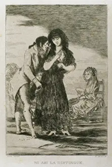 Telescope: Francisco Goya (1746-1828). Caprices. Plaque 7. Event thus h