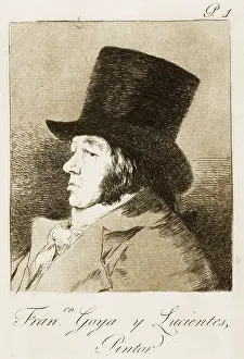 Capricho: Francisco de Goya y Lucientes, painter. Capricho plate 1