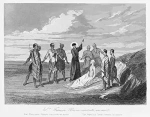 1544: Francisco Javier, miracle at Travancore, India