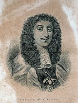 Edging: Francisco Manuel de Melo. Engraving