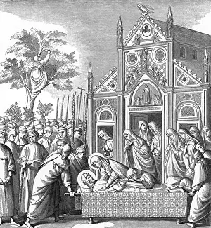 Pious: FRANCIS'S BODY HONOURED