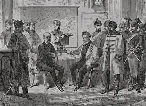 Capuz: Franco-Prussian War (1870-1871). Armistice ceremony