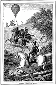 Ballooning: Franco-Prussian War 1870-1871: Prussian Uhlans