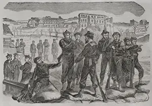 Seamen: Franco-Prussian War (1870-1871). Sailors refusing