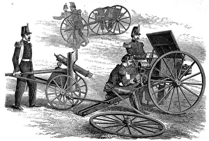 Mitrailleuse: Franco-Prussian War. The Mitrailleuse