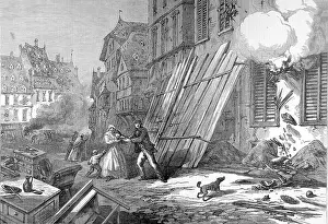 Macmahon: Franco-Prussian War. The Streets of Strasbourg during the S