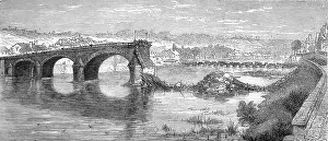 Strategically: Franco-Prussian War.The Bridge at Corbeil, blown up by the F