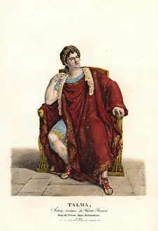Britannicus: Francois Joseph Talma as Nero in Britannicus, 1817