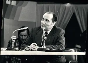 Debates: Francois Mitterrand in debate with Chaban-Delmas