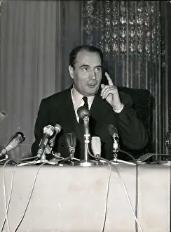 Correspondents: Francois Mitterrand at press conference