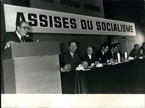 Attractiveness: Francois Mitterrand speaking at Socialist Convention, Paris