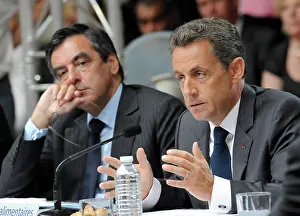 Fillon: Francoise Fillon & Nicolas Sarkozy